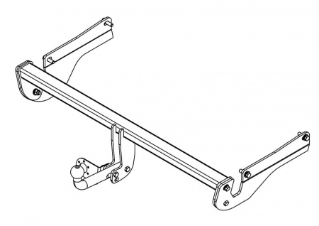 Фаркоп MZ 03 для MAZDA 6 2012-, Автос, нагрузка 1750/75 кг. С подрезкой бампера от магазина ФаркопРос